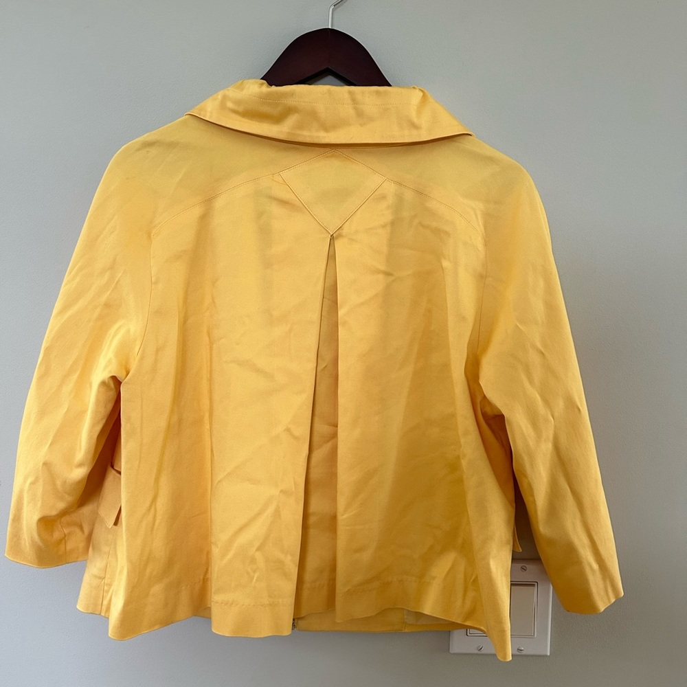 Yellow Cropped Patrick Christopher Jacket - image 2